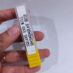 QBLADE Cnc Mata End Mill HRC58 8mmx60mm 4 Flute 1Pcs