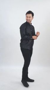 Kemko Sultan Embos Toyobo Baju Muslim Pria Terbaru Warna Hitam