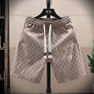 Quần Short Lụa Băng Mùa Hè 2025 Cho Nam Quần Đi Biển Nhanh Khô Rộng Rãi Cỡ Lớn Quần Thể Thao Năm Mảnh Thời Trang