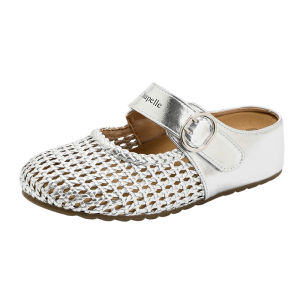 La Chapelle | Summer New Breathable Soft Soled Ballet Flats Silver