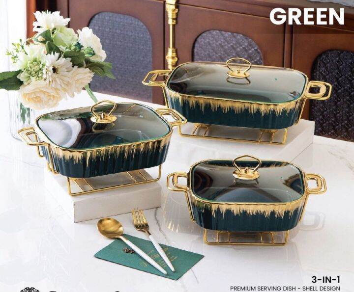 Serving dish clearance set