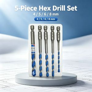 Bosch | Bosch Expert Multi-Construction Drill Bit Set Hex Shank Mixed Sizes for Ceramic Timber Metal Brick Drilling