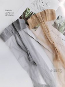 Quần Tất Nữ Siêu Mỏng Không Đường May Màu Xám 0D Trong Suốt Mùa Hè Quần Tất Nữ Gợi Cảm Bằng Sợi Polyester Cạp Giữa