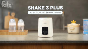 Máy lắc và giữ ấm sữa FATZ BABY Shake 3 Plus FB3920BK công nghệ lắc sữa 360° xoay vòng đổi chiều