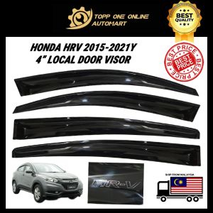 HONDA HRV 2015-2021Y  4" LOCAL DOOR VISOR (MADE IN MALAYSIA)