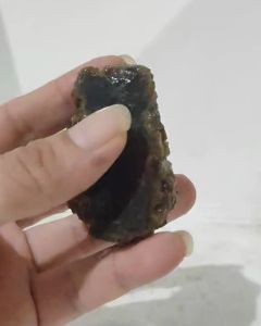natural batu bacan doko COKLAT super kristal bodyglass dikirim sesuai foto & video kode87