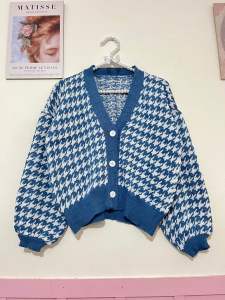 Autumn Cardigan - Outher Wanita crop outer Rajut Knitwear kardigan