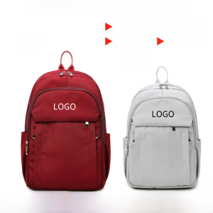 Customized Logo Backpack Mens Minimalist Versatile Large Capacity Schoolgirls Schoolbag Printing Small Travel Computer Backpack