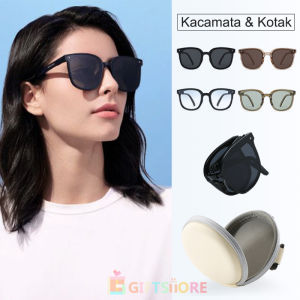 A.one  Korea Folding Sunglasses Shades for Women and Men Foldable Sunglasses With UV Protection Shaded Eyeglasses 【with Box】