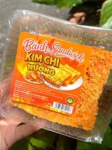 [Combo 5 bánh] Bánh Sandwich Kim Chi Nướng 85g – Bánh Mì Sandwich Vị Kim Chi Cay Thơm Giòn – Đồ Ăn Vặt Tiện Lợi
