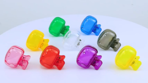 OFM-C1324 Penutup Kepala Sikat Gigi Portable Pelindung Sikat Gigi Model Jepitan Transparan / Cover