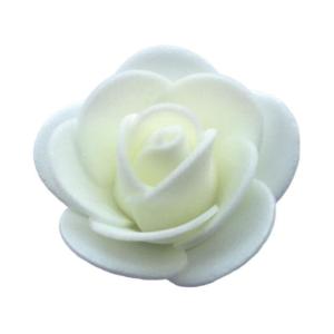 100Pcs Brides Accessory 3.5cm Artificial Flower Foam PE Rose Heads DIY Valentines Day Roses Wedding Candy Box Decoration