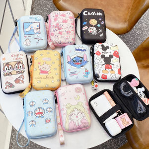 Portable Hard Drive Camera Storage Bag Earphone Data Cable Charger Power Bank CCd Organizer Box Multi-Purpose Handbag
