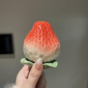 Hộp Đựng Khăn Giấy Hình Dâu Tây Hồng Cao Cấp Trang Trí Phòng Khách Tủ Đựng Đồ Gia Dụng Bằng Nhựa Hình Trái Cây Tươi Sáng Tạo