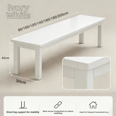 Solid Wood Home Use Long Bench