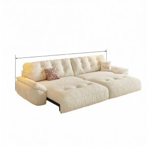 Pashaman | Electric Fabric Sofa Bed Retractable Design