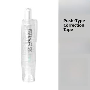 Ins Limited Edition Macaron Series Correction Tape with Replaceable Core Push Type Stationery Business Supplies