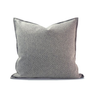 [Four Seasons · Winter] Japanese-Style Double-Sided Dark Gray Cotton and Linen Cushion Nordic Cushion Sofa Cushion Sales Office
