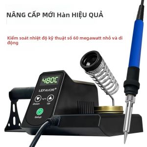 Trạm Hàn Kỹ Thuật Số 60W Với Màn Hình LED Điều Khiển Nhiệt Độ PID Làm Nóng Nhanh Có Thể Điều Chỉnh Nhiệt Độ Cho Thiết Bị Điện Tử
