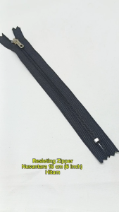 Resleting Zipper Nusantara 15 cm / 6 inch Murah Warna Hitam Harga Per Lusin