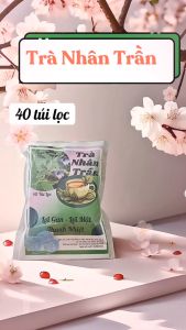 Trà Nhân Trần 40 túi lọc mát gan lợi mật hạ mỡ máu trà túi lọc tiện lợi