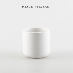 KULE HOME กระติกน้ำแข็งเซรามิกสำหรับเก็บแปรงแต่งหน้าสำหรับใช้ในสำนักงานและโรงเรียน กระติกน้ำแข็งสำหรับเก็บของแบบเรียบง่ายและหรูหรา
