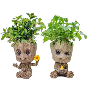 5CM/14CM Home Decoration Crafts Miniature Model Office Desktop Display Cartoon Groot Figurines Handicrafts Tree Man Ornament