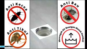 drain floor Strainer Automatic Solusi Anti Bau Hewan tikus kecoa masuk