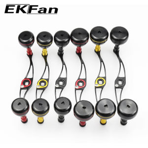 EKFan Tay Cầm Máy Câu Hợp Kim Siêu Nhẹ 30G 130MM/140MM Núm Cho Máy Câu Cá Biển Sông Phụ Kiện Màu Đen Đỏ Vàng Xám