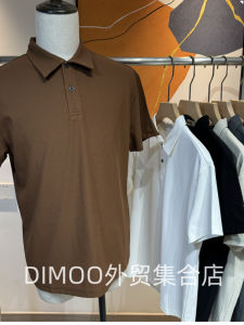 Áo Thun Nam Cổ Polo Sợi Polyester Mùa Hè Thường Ngày Thời Trang Thành Phố Cổ Điển Màu Trơn Vải Polyester Co Giãn