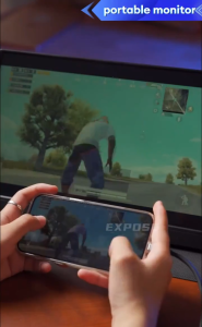 EXPOSE Portable Monitor Touchable  Screen for laptop 15.6 inch 60Hz FHD 1920P IPS 100SRGB For PC Phone Switch Xbox PS