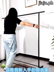 Durable Metal Single Pole Clothes Hanger Stand for the Bedroom