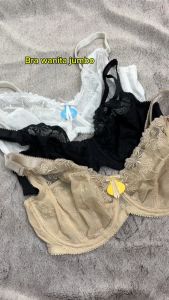 Bra Wanita JUMBO Kawat Tanpa Busa Cup 3/4 32GG S/D 40J Mix Hias Lace Premium Pakaian Dalam Underwire NB994