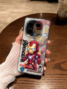 LINGRONG | Marvel Iron Man Cartoon Full Protection Phone Case