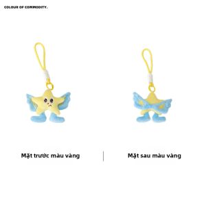JNXS | Phụ Kiện Bông Thêu Logo Sao Dây Đeo Đa Màu
