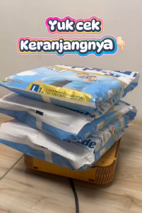 {MURAH BELI 4 BONUS 1} Paket 1-Renceng Happily Popok Celana Dewasa/Pants Adult Isi 4+1pcs M1/L1/XL1/babycool