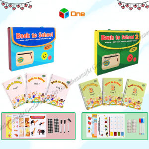 Buku Belajar Wipe n Clean & Spidol DIY 3in1