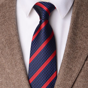 Romguest | Business Formal Patterned Tie For Grooms and Bridal Party College Style