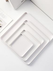 Mặt Bàn Tròn Hình Vuông 30x30 Dùng Trong Gia Đình Bát Đĩa Nhựa Trắng Mát Melamine Bồn Cát Chậu Hoa Thùng Đựng Nước 25