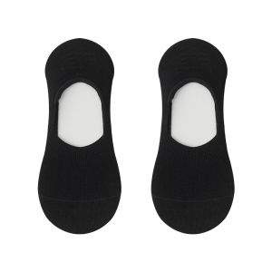 miiow | Womens Summer Thin Cotton Boat Socks Anti-slip Invisible Short Socks Pure Color Breathable Mesh Non-slip Flat Pack Of 10