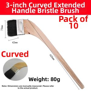 GONGFUMEN | Bendable Long Handle Pig Bristle Brush