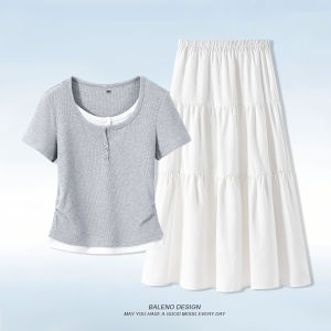 BALENO | Summer Fake Two-piece Sport Set for Women