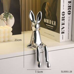 Tượng Thỏ Tai Dài Dễ Thương Miniso Chất Liệu PVC Phong Cách Hiện Đại Trang Trí Phòng Đồ Trang Trí Nhà Sang Trọng Quà Tặng Phục Sinh Cho Bạn Bè