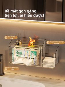 Kaman | Wall-mounted Multi-functional Tissue Box Organizer
