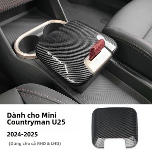 Vỏ Hộp Đựng Đồ Trung Tâm Trang Trí Cho Mini JCW Countryman U25 2024 2025 Phụ Kiện Bảo Vệ Nội Thất Xe Hơi Bằng Chất Liệu ABS