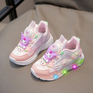 KUOBURENSHENG | Anti-Slip Glowing Girls Shoes