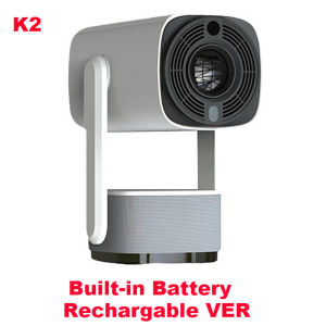 K2/K2N Smart Outdoor Projector 230 ANSI Android 11 Dual Wifi6 BT5.0 4K 1080P 1280*720P HD Home Cinema Outdoor Projector Battery