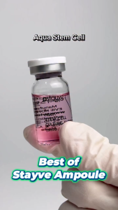 STAYVE Aqua Stem Cell Culture Ampoule สำหรับช่วยเพิ่มความชุ่มชื้นและบำรุงผิวแห้ง **นำเข้าจากเกาหลี ของแท้ 100%**