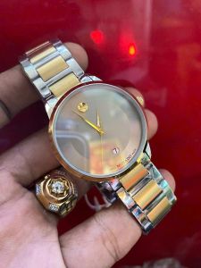 Đồng Hồ Nam M0v@d0 size 40mm 3 kim có lịch máy pin Nhật kính sapphire chống xước dây thép không rỉ chống nước tốt