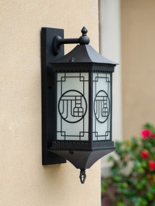 Solar Waterproof Outdoor Chinese Style Wall Light